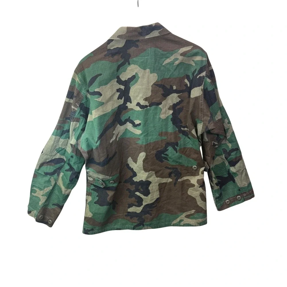 American Apparel US Military woodland camo BDU Jacket staff BCSO medium regular‎
